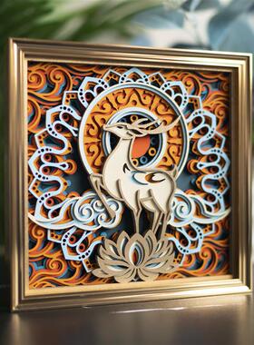 玄关酒柜办公室装饰桌面摆件高级感小众乔迁礼品开业礼物