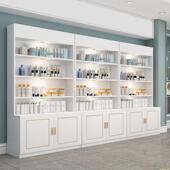 化妆品展示柜轻奢现产品陈列柜化妆品货柜理发店货架落地自由组合