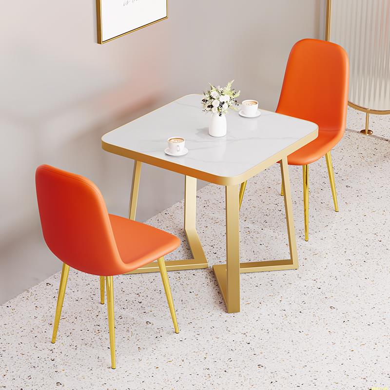 网红饭店面馆快餐桌椅套装组合麻辣烫奶茶小吃店餐厅餐饮桌子商用