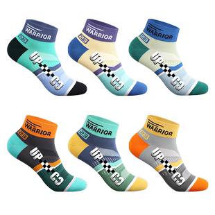 雷曼哲纯棉袜子男士短袜抗菌防臭吸汗运动袜中筒春夏款男生短筒袜