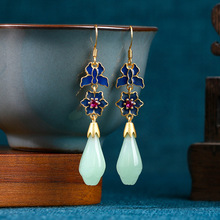 nted magnolia ancient style earrings and earrings for women