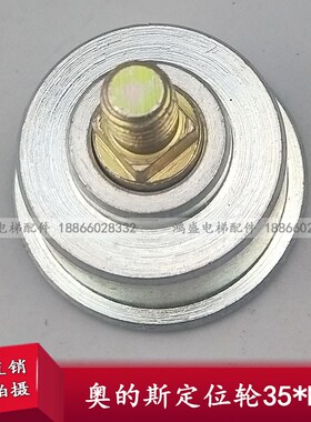 西子奥的斯电梯门挂轮AT120 56X16X6201平槽内六角轿门定位轮