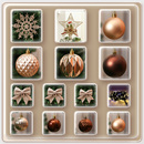 饰挂饰套餐 高级感家用ins风diy配饰圣诞节装 圣诞树装 饰品挂件套装