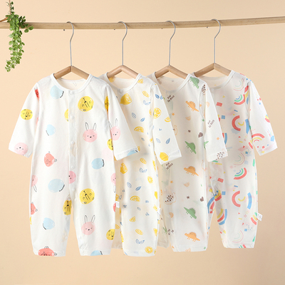 拼图猫宝宝长袖空调服哈衣