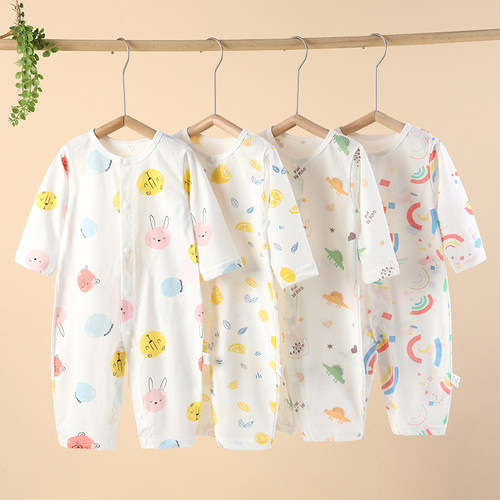 拼图猫宝宝长袖空调服哈衣