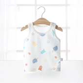 新生儿衣服婴儿满月无袖 宝宝背心吊带纯棉a类夏季 薄款 背心