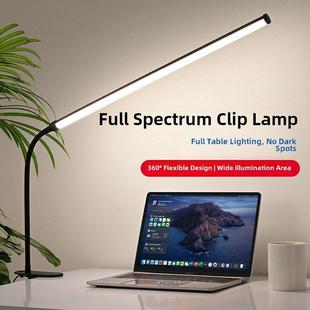 高亮度工作台灯长夹式Led学习专用护眼夹式灯大瓦数智能夹式灯