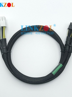 2x8Pin转16P RTX4090/4080 4029GP-TRT服务器GPU显卡供电转连接线