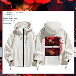 赛博朋克2077往日之影强尼银手主机游戏联名外套潮牌夹克春秋上衣