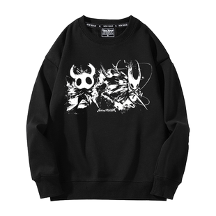 Hollow Knight空洞骑士steam主机游戏水墨风圆领卫衣春秋男士宽松