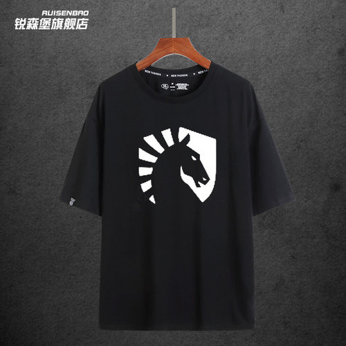 电竞液体dota2马头短袖卫衣队服