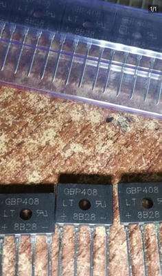 GBP408 4A800V 带孔 进口LT  扁脚 全新 现货