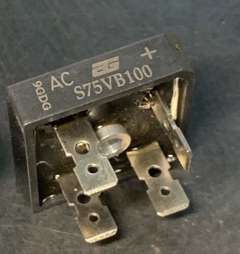 原装全新焊机整流桥S75VB100 大功率体积75A1000V 单相硅桥式