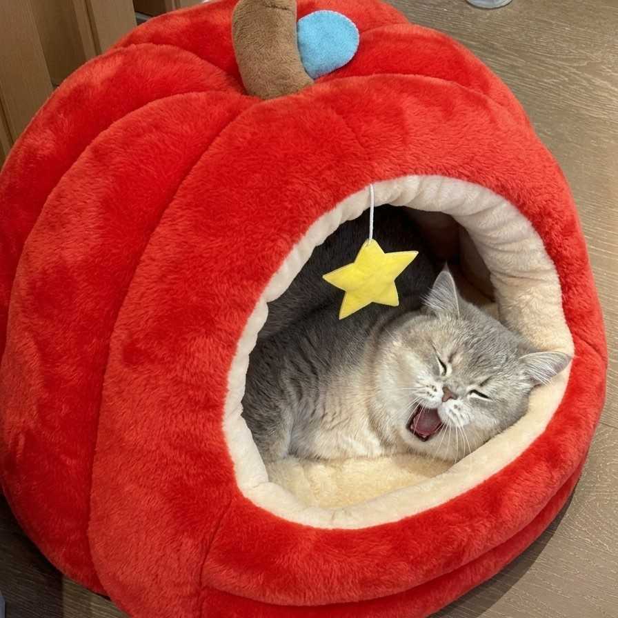 平安果猫窝半封闭式安全