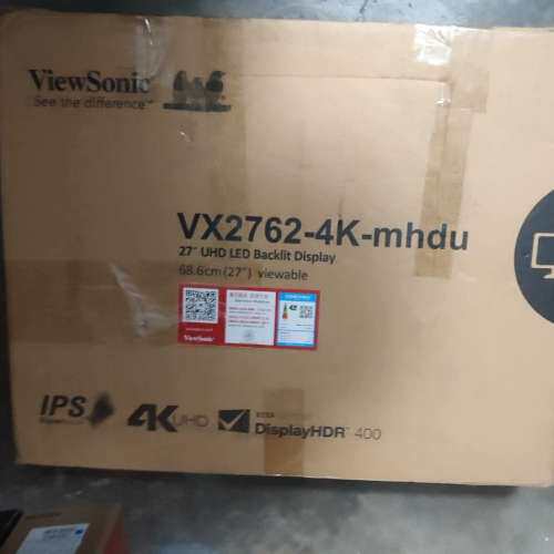 议价优派VX2762-4K显示器箱