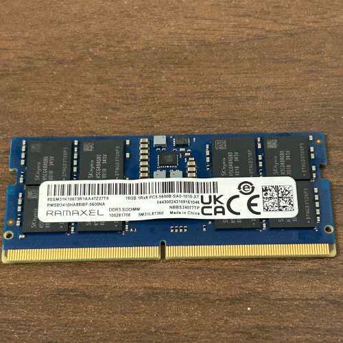 议价Ramaxel/记忆科技 16GB DDR5 5600MHz