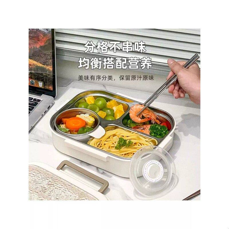 食品级316不锈钢保温饭盒儿童小学生上学专用便当餐盒分隔餐盘厂