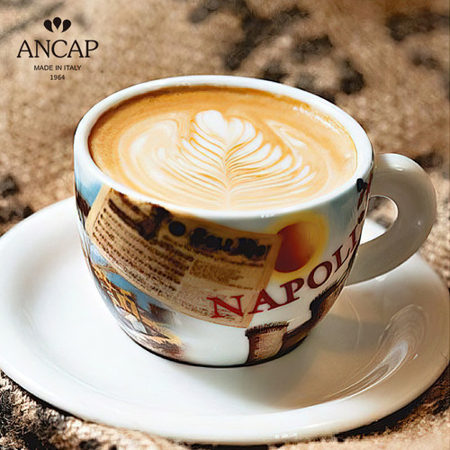 ancap咖啡杯意大利进口陶瓷杯子