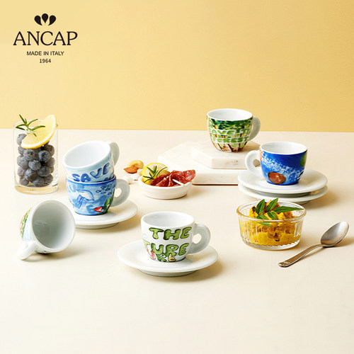 ancap咖啡杯意大利陶瓷意式