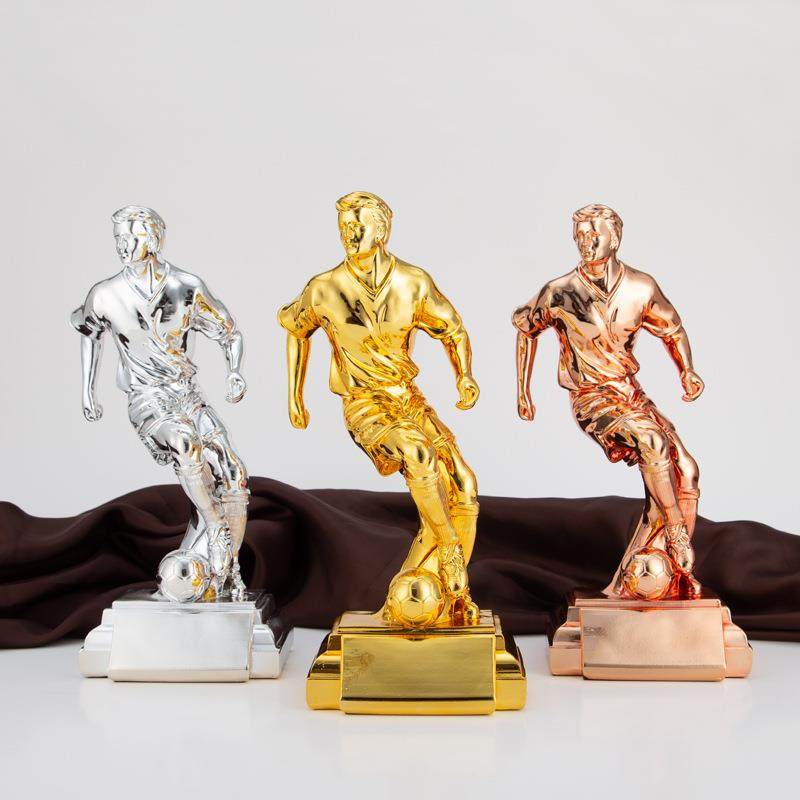 厂家直销 世界杯优秀球员奖杯 电镀树脂足球先生射手MVP 球迷用品,家居饰品,装饰摆件,淘宝优惠券,粉丝福利购,淘宝优惠卷
