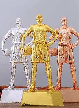 NBA篮球比赛树脂奖杯 全场MVP球迷用品 树脂电镀个人詹姆斯冠军奖