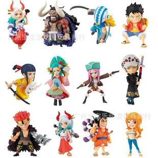 海贼航海王大海贼百景8凯多小菊小紫波尼基拉大和食玩摆件手办