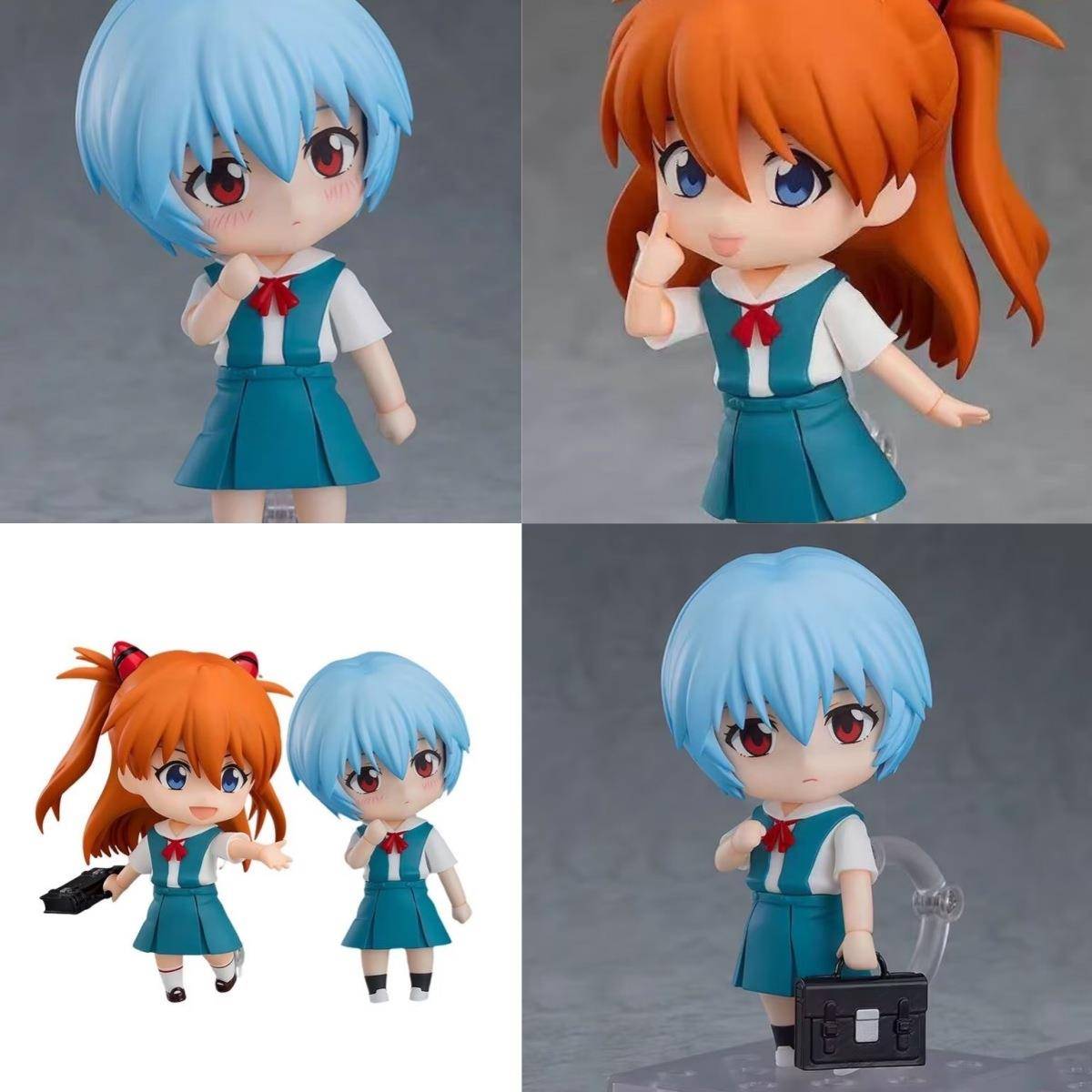 Q版粘土人 明日香1202# 绫波丽1197#新世纪福音1413#战斗模型手办