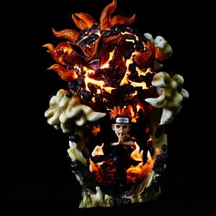 火影 GK 晓组织 地爆天星 天道佩恩 可发光 雕像 模型 盒装手办