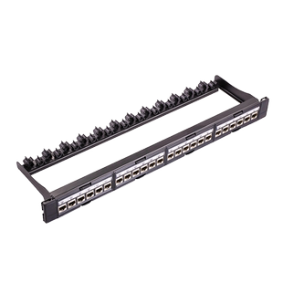 左播超五类6六类非屏蔽24口网络配线架千兆直通免打网线配线架万兆七类48口电话配线架19英寸机柜跳线理线架