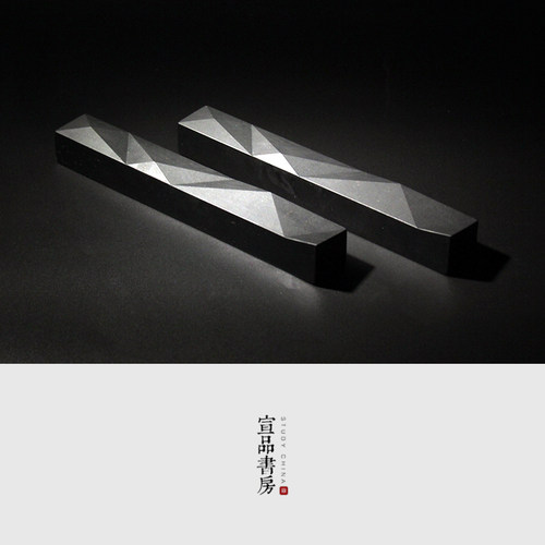 新款包邮镇纸石头砚石几何设计文