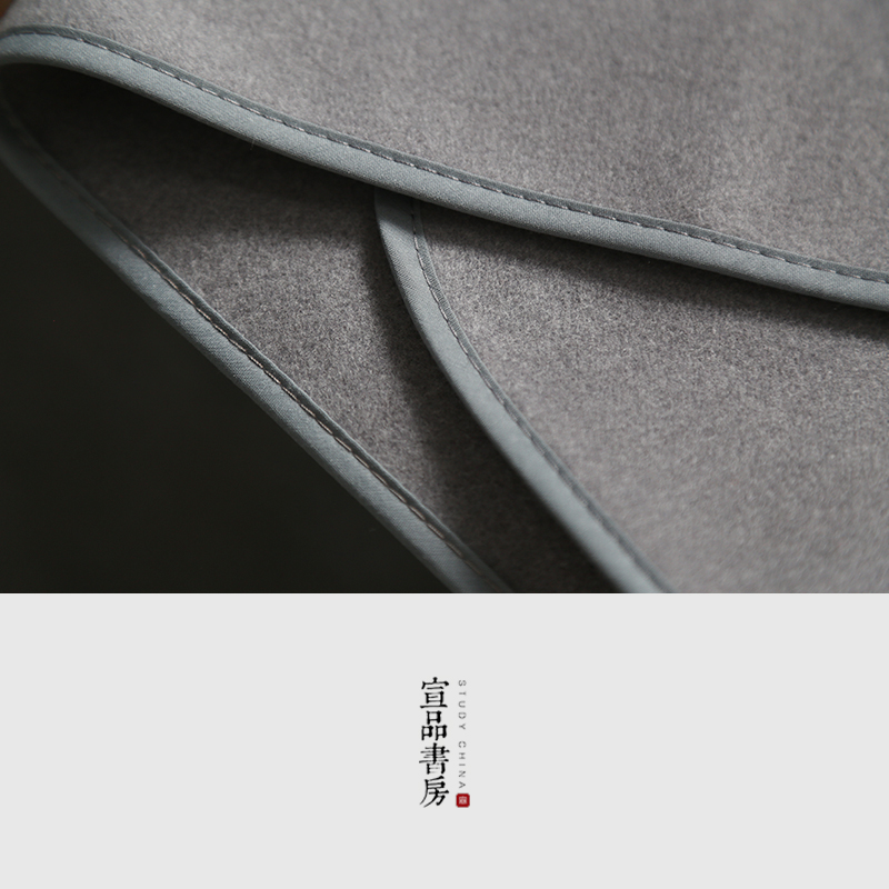 精品羊毛毛毡加厚耐磨灰色毡垫