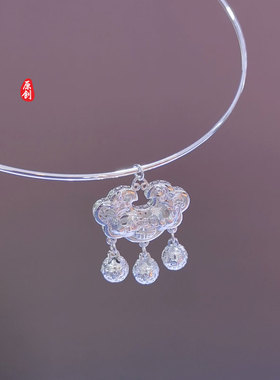 项饰璎珞如意锁明制汉服铃铛