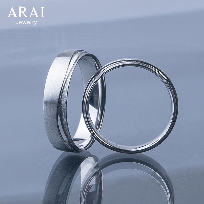 情侣戒指原创小众纯银拉丝欧美风