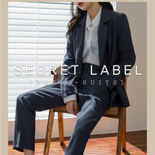 气质修身 时尚 女 秋冬新款 韩版 西服面试工作服小西装 OL职业正装 套装