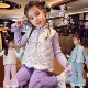 国风立领盘扣夹棉外套小女孩 儿童新中式 女童织锦马甲冬装 2025新款