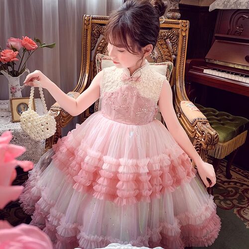 女童新中式连衣裙夏季女孩裙子