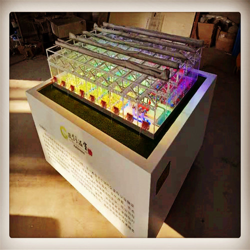 定制智能温室沙盘智慧农业温室大棚车路协同智能交通农业园区模型