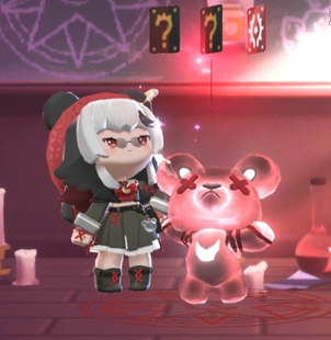 迷你世界泠泠孤独内心帽子上黑熊是她倾诉对象独来独往冷酷外表