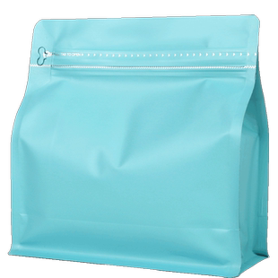 咖啡豆袋子单向气阀拉链八边封包装袋铝箔食品分装保存茶叶密封袋