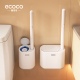 ecoco一次性马桶刷家用卫生间壁挂式 清洁神器洗厕所海绵刷子套装