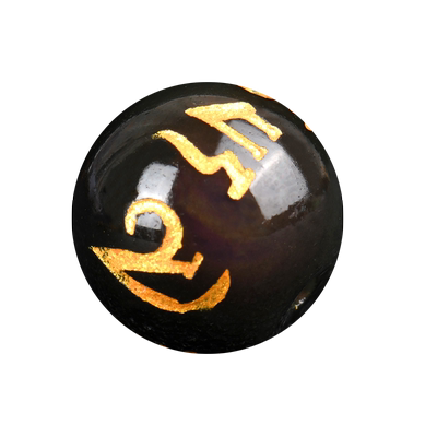 傲大天然黑曜石烫金水晶包邮散珠