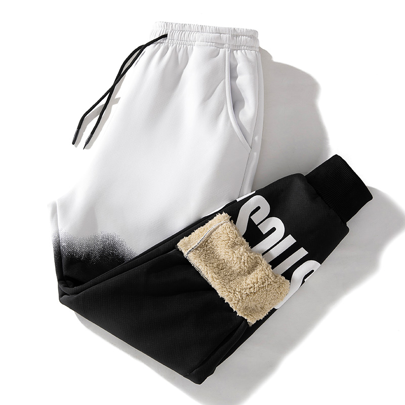 秋冬季加绒裤子2020新款休闲裤百搭长裤潮流小脚裤束脚裤9分裤ins