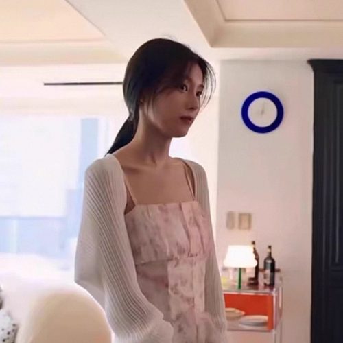 姜惠元同款threetimes披肩开衫