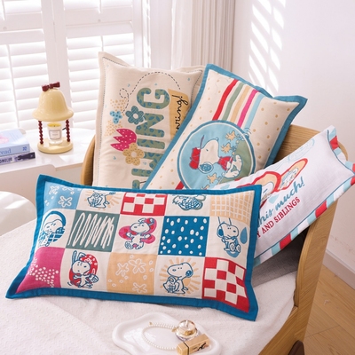 史努比全棉纱布可爱儿童枕头枕套