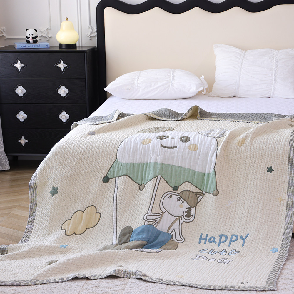 天絲萊賽爾紗布涼感毯蓋毯毛巾被