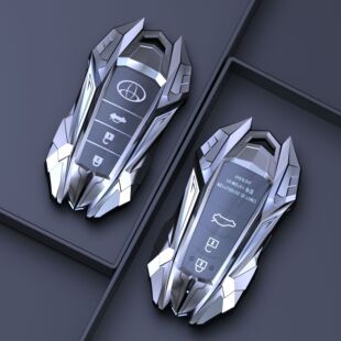 适用丰田钥匙套凯美瑞卡罗拉雷凌亚洲龙威兰达普拉多皇冠金属车壳