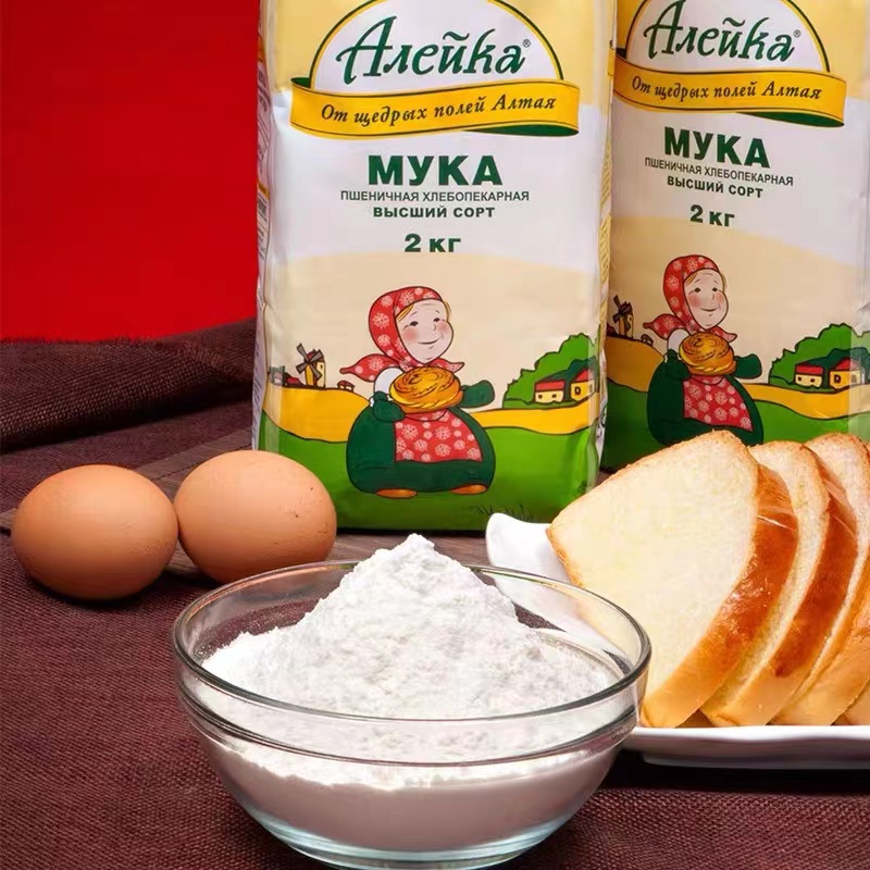 进口俄罗斯中筋面粉艾利客