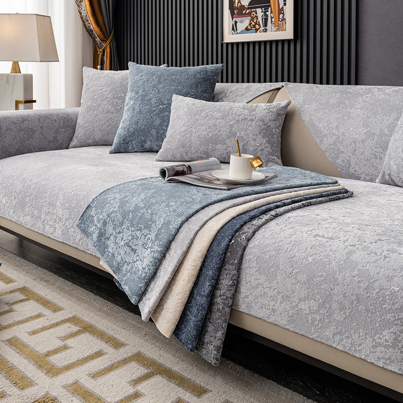 2022新款轻奢沙发垫四季通用纯色浮雕绒简约现代防滑罩巾盖布坐垫,居家布艺,沙发垫,淘宝优惠券,粉丝福利购,淘宝优惠卷