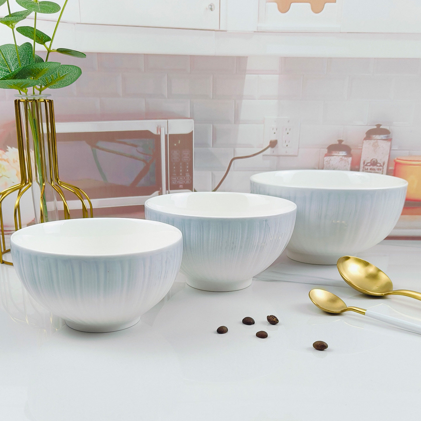 特别漂亮的盘子碗家用2026新款轻奢高级感大碗汤碗吃饭的碗米饭碗,餐饮具,碗,淘宝优惠券,粉丝福利购,淘宝优惠卷