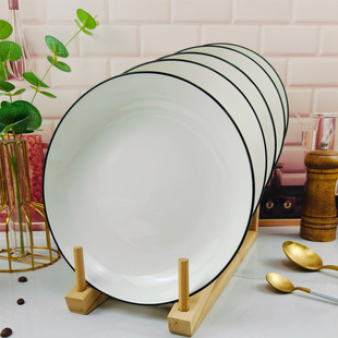 景德镇陶瓷盘子碗家用2026新款菜盘7寸釉下彩餐具8炒菜碟子高级感